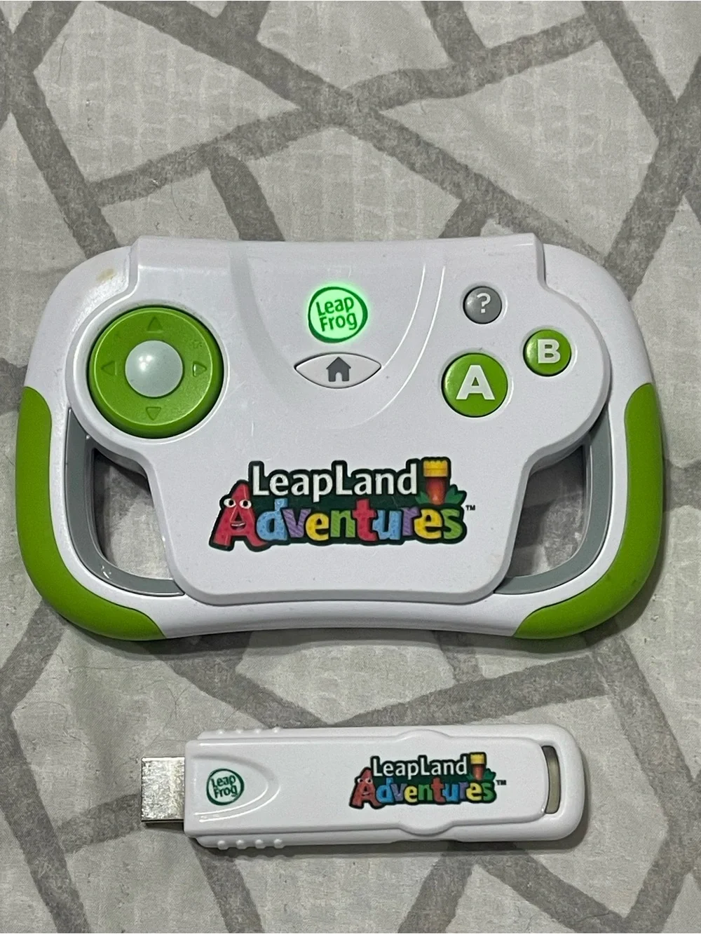 Adventures Game Controller and Cartridge - White & Green
